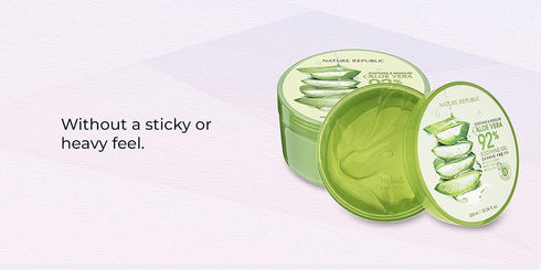 Nature Republic Soothing & Moisture Aloe Vera 92% Gel, 10.56 Fl Oz