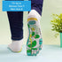 Acupressure Reflexology Socks for Women & Men - Foot Massage Five Toe Separate Socks with Cotton Reflexology Charts &
