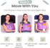 MOYOAMA Post Mastectomy Pillow Post Surgery - Wearable Chest Protection with Secure Straps, Easy-Clean Removable Cover