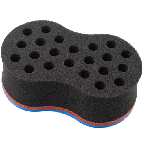 Twist Hair Sponge Brush - Curl Sponge Big Holes for Women and Men Dread Foam Afro Curling Loc Brush (3 Pcs)