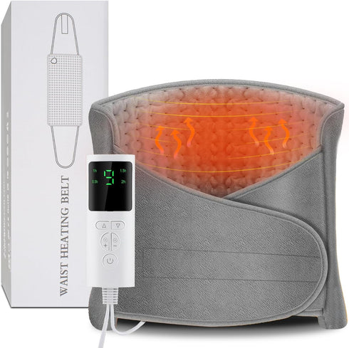 Heating Pad for Back Pain Relief, Electric Wearable Heating Pad for Neck, Shoulder, Menstrual Waist Heat Pad Wrap