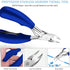 JTIEO 12PCS Heavy Duty Toenail Clippers for Thick Toenails, Podiatrist Ingrown Toenail Removal Kit (Blue)