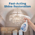 TONBEEN 1PK Chandelier Cleaner Drip Dry Spray No Wipe - No Wipe Streak Free Dust Remover for Crystals, Glass & Window