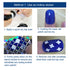 TailaiMei 144 Pieces Nail Vinyls Stencil Sticker Set, 72 Designs for Nail Art Decal, 24 Sheets Reusable DIY