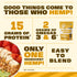 Manitoba Harvest Hemp Yeah! Balanced Protein + Fiber Powder, Unsweetened, Keto Friendly, Preservative Free, Non GMO, 32 Ounce (Pack of 1)