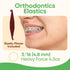 Premium Quality Orthodontic Rubber Bands for Braces, 100 Pack, Natural, Heavy Force