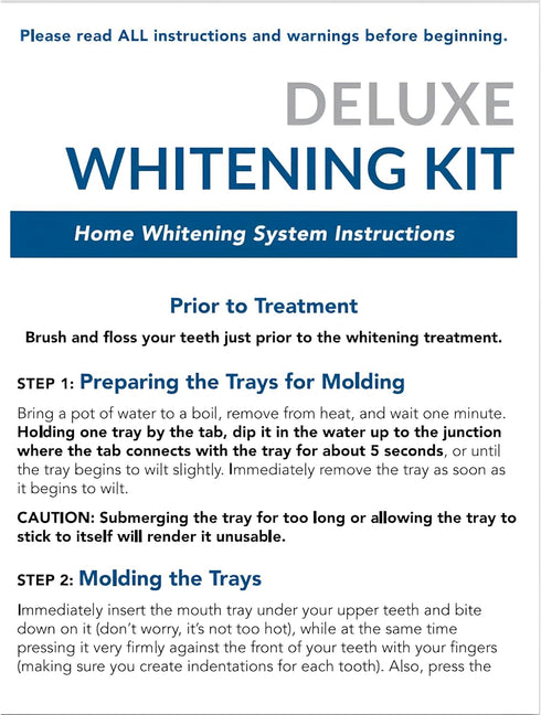 Premium Home Whitening System Premium Home Teeth Whitening Kit