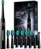 Electric Toothbrush for Adults with 8 Brush Heads, Sonic Electric Toothbrush 40000 VPM Deep Clean, 5 Modes, Rechargeable