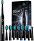 Electric Toothbrush for Adults with 8 Brush Heads, Sonic Electric Toothbrush 40000 VPM Deep Clean, 5 Modes, Rechargeable