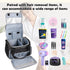 Waxing Kit Carry Bag Compatible with Tress Wellness, Portable Organizer for Wax Warmer and Accessories, Elegant Grey