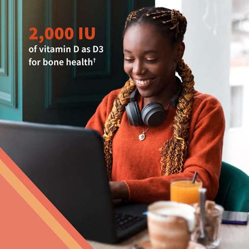 Garden of Life Vitamin D3+K2 Gummies - 45 Raspberry Lemon Gummies, 2000 IU D3 & 100mcg K2 for Bone Health