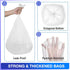 Charmount 8 Gallon Trash Bags, 110 Count, Clear Medium Garbage Bags for Bathroom Kitchen Office