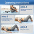 teepten Back Stretcher for Lower Back Pain Relief, Adjustable Lumbar Traction Device, Ergonomic Spine Board