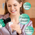 Coconut Mint Oil Pulling, 2 Pack Whitening Mouthwash for Teeth and Gums with Tongue Scraper & Measuring Cup