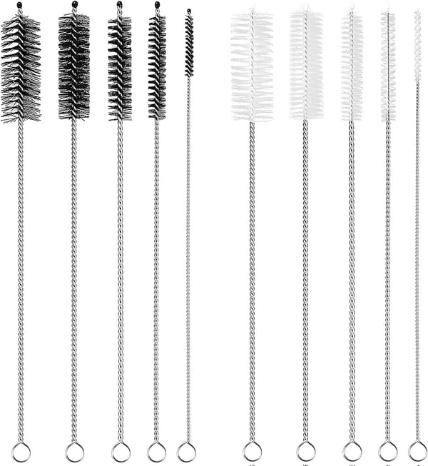 THINTON Straw Cleaner Brush Extra Long 12 inch, 10 PCS Straw Cleaner Brush