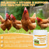 Ourea Immune Selenium and Vitamin E Powder for Chickens, Selenium for Chickens, System, Muscle Support & Prevents