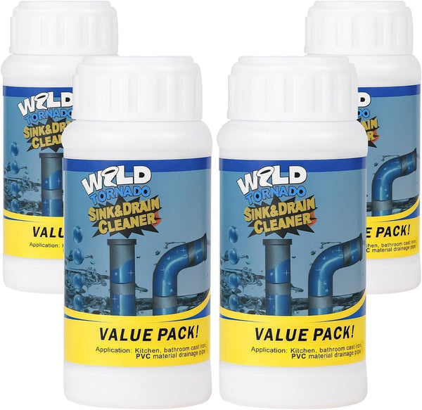 QIUMICO Wild Tornado Sink and Drain Cleaner, Wild Tornado Pipe Dredge, Powerful Sink