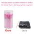 CHEFBEE 100PCS Disposable Eyelash Brush, Light Pink Mascara Wands Applicators Kits for Eyelash Extensions and Eyebrow