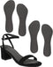 2 Pairs Pigskin High Heel Cushion Inserts - Anti-Slip Shoe Inserts for Dress Shoes Pain Relief, Women M 7.5-9