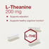 PROTOCOL FOR LIFE BALANCE L-Theanine 200mg, Normal Stress Relief, Non-Drowsy, 60 Veg Caps