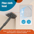 Tub Tile Scrubber Brush with 3 Function Cleaning Pads, 56" Extendable Handle, No Scratch