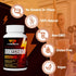 Testosterone Booster, Turkesterone Supplement 1300mg for Athletic Performance & Muscle Mass, 120 Capsules