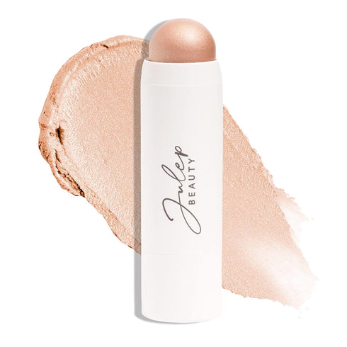 Julep Skip The Brush Cream to Powder Highlighter Stick - Sheer Glow Blendable Color 2-in-1 Makeup Stick