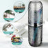 2Pcs Travel Toothbrush Case with Lid, 8.6x2.2x2.2in Portable Holder, Transparent 3D Pattern