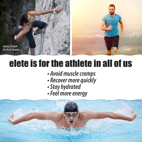elete Electrolyte Add-in Hydration Drops - Unflavored, 8.3oz, for Leg and Muscle Cramp Relief