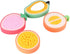 4pcs Fruit Shaped Bathing Sponges | Cute Dish Cleaning Scrubber | Lightweight Kitchen Sponge for Washing Dishes