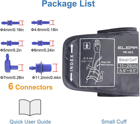 Pediatric Blood Pressure Cuff for Kids & Women, Small Child BP Cuff (5.9-9.5 Inch), Compatible with Most Monitors