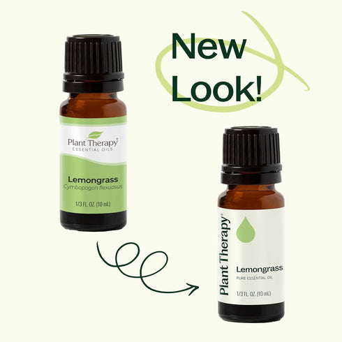 Plant Therapy 100% Pure Lemongrass Essential Oil, Natural Aromatherapy for Diffuser and Skin, 30 mL (1 oz)