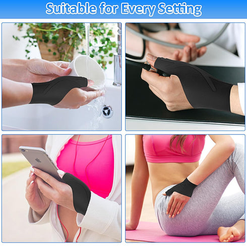 Copper Compression Thumb Wrist Brace Stabilizer Spica Splint for Carpal Tunnel, Arthritis, and Pain Relief - Fits