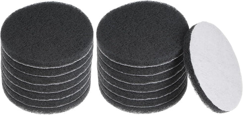 HARFINGTON 15pcs 4 Inch Drill Power Brush Scouring Pads 800-1000 Grit for Bathroom Kitchen Household Cleaning