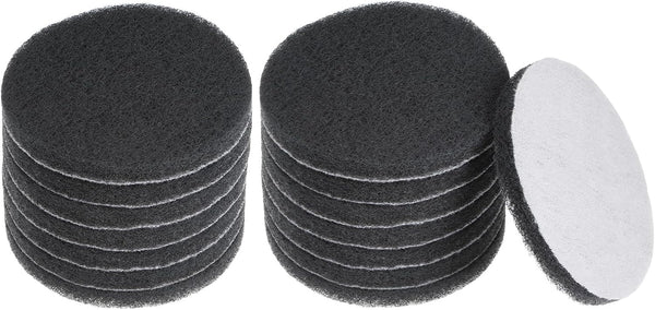 HARFINGTON 15pcs 4 Inch Drill Power Brush Scouring Pads 800-1000 Grit for Bathroom Kitchen Household Cleaning
