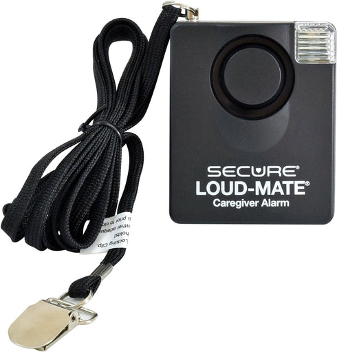 120 dB Pull-Cord Chair, Wheelchair, Bed Alarm for Elderly Adults - Loud-Mate - Batteries Included