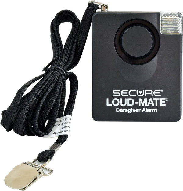 120 dB Pull-Cord Chair, Wheelchair, Bed Alarm for Elderly Adults - Loud-Mate - Batteries Included
