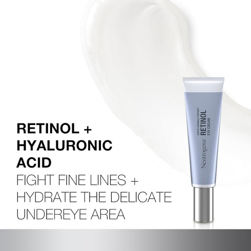 Neutrogena Rapid Wrinkle Repair Retinol Eye Cream, 0.5 fl. oz. for Dark Circles & Fine Lines