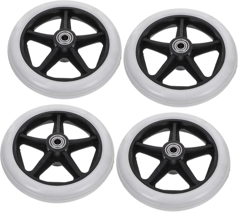 Ipetboom Wheel Replacements for Wheelchairs High-Strength Front Wheel Accessories Easy Assembly