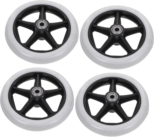 Ipetboom Wheel Replacements for Wheelchairs High-Strength Front Wheel Accessories Easy Assembly