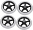 Ipetboom Wheel Replacements for Wheelchairs High-Strength Front Wheel Accessories Easy Assembly