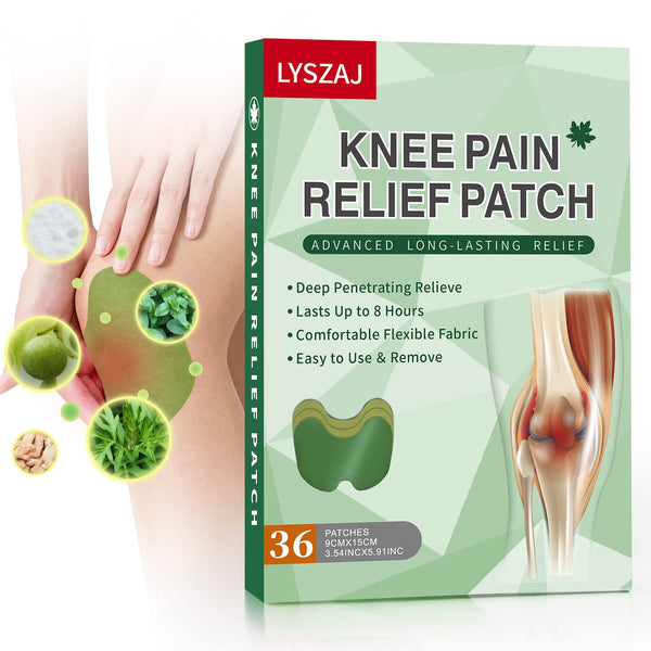 36 Pcs Pain Relief Patches, Fast-Acting Heat Patches for Long Lasting Joint Pain Relief for Knee, Back, Neck