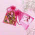 100Pcs Organza Bags, 3x4 inches Sheer Jewelry Bags, Hot Pink Small Organza Gift Bags for Christmas Wedding Party Favor