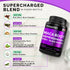 6-in-1 Organic Maca Root & Ashwagandha Capsules 1710mg, 120 Capsules, DHEA & Black Pepper Extract, Mood & Stamina