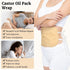 Pack Pack Castor Oil Wrap for Stomach, Reusable Castor Oil for Liver Detox (Yellow)