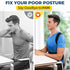 Back Brace Posture Corrector for Women and Men, Adjustable Support for Upper and Lower Back Pain Relief (XL,
