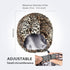 INNELO Luxury Shower Cap for Women, Reusable Waterproof with Adjustable Strap, Large Satin Lined