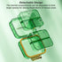 Portable Travel Pill Organizer with 7 Compartments, Waterproof Weekly Pill Case for Vitamins and Medicine, Small Purple