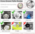 Extended Spin Mop Replacement Handle, Upgraded 60-inch 360 Degrees Rotating Telescopic Mop Stick for Cleaning System
