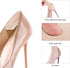 Heel Grips Liner Cushions Inserts for Loose Shoes, Self-Adhesive Soft Pads for Heel Pain Relief